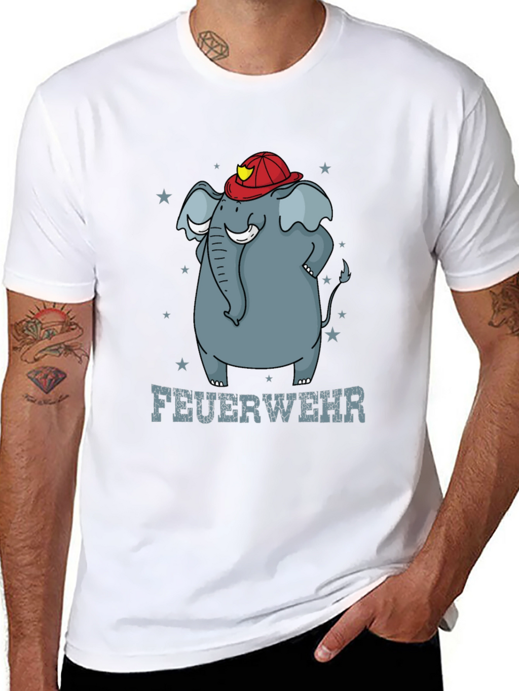Fire Department Elephant T-Shirt