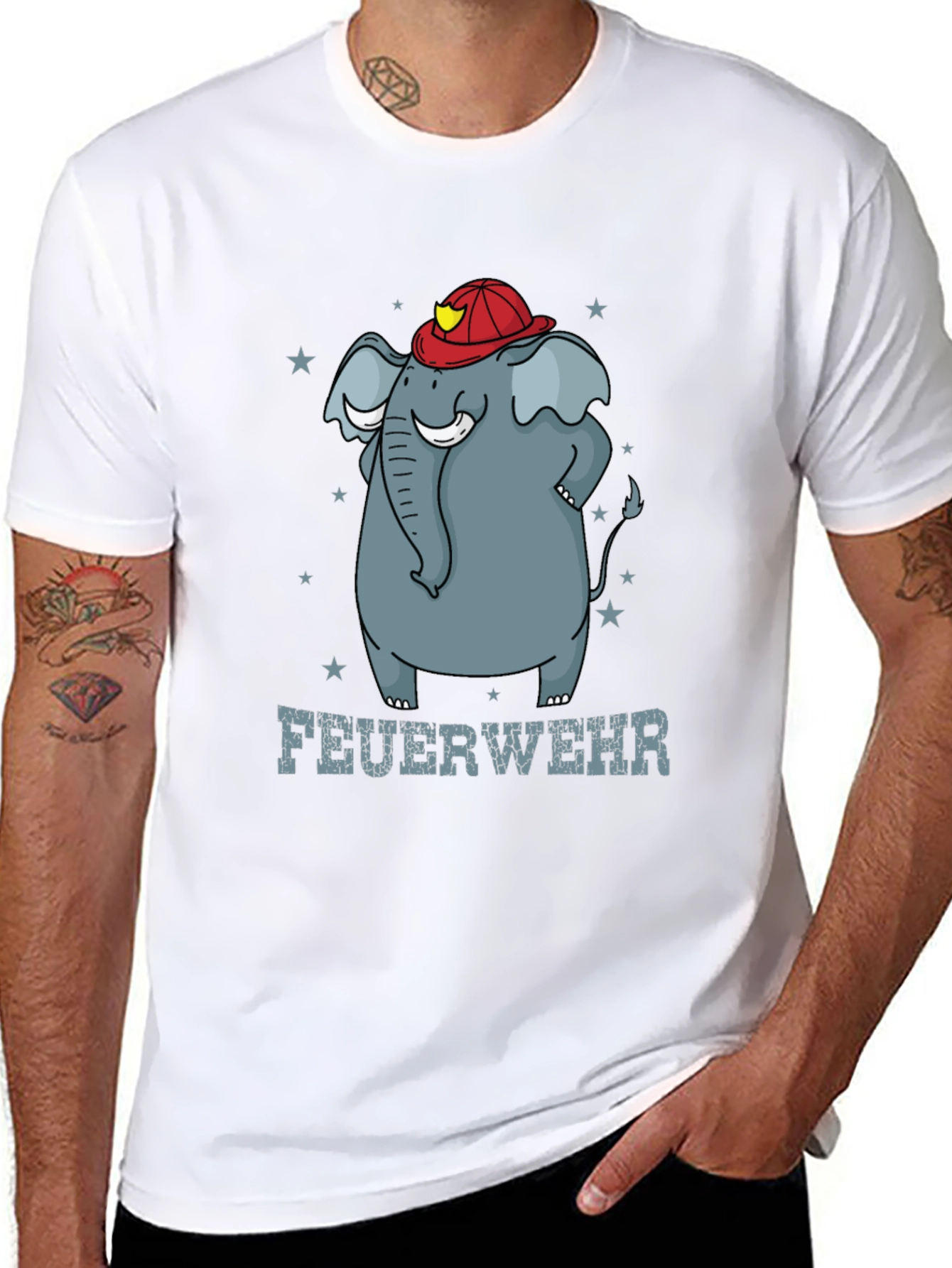 Fire Department Elephant T-Shirt