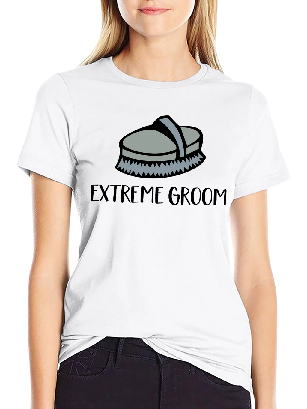 Extreme Groom Horse Brush T-Shirt