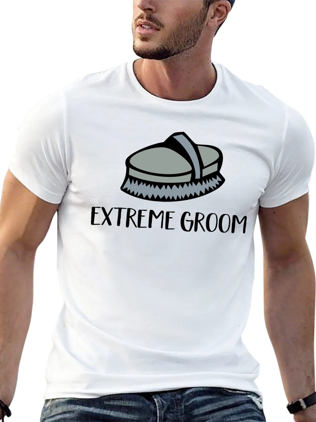 Extreme Groom Horse Brush T-Shirt