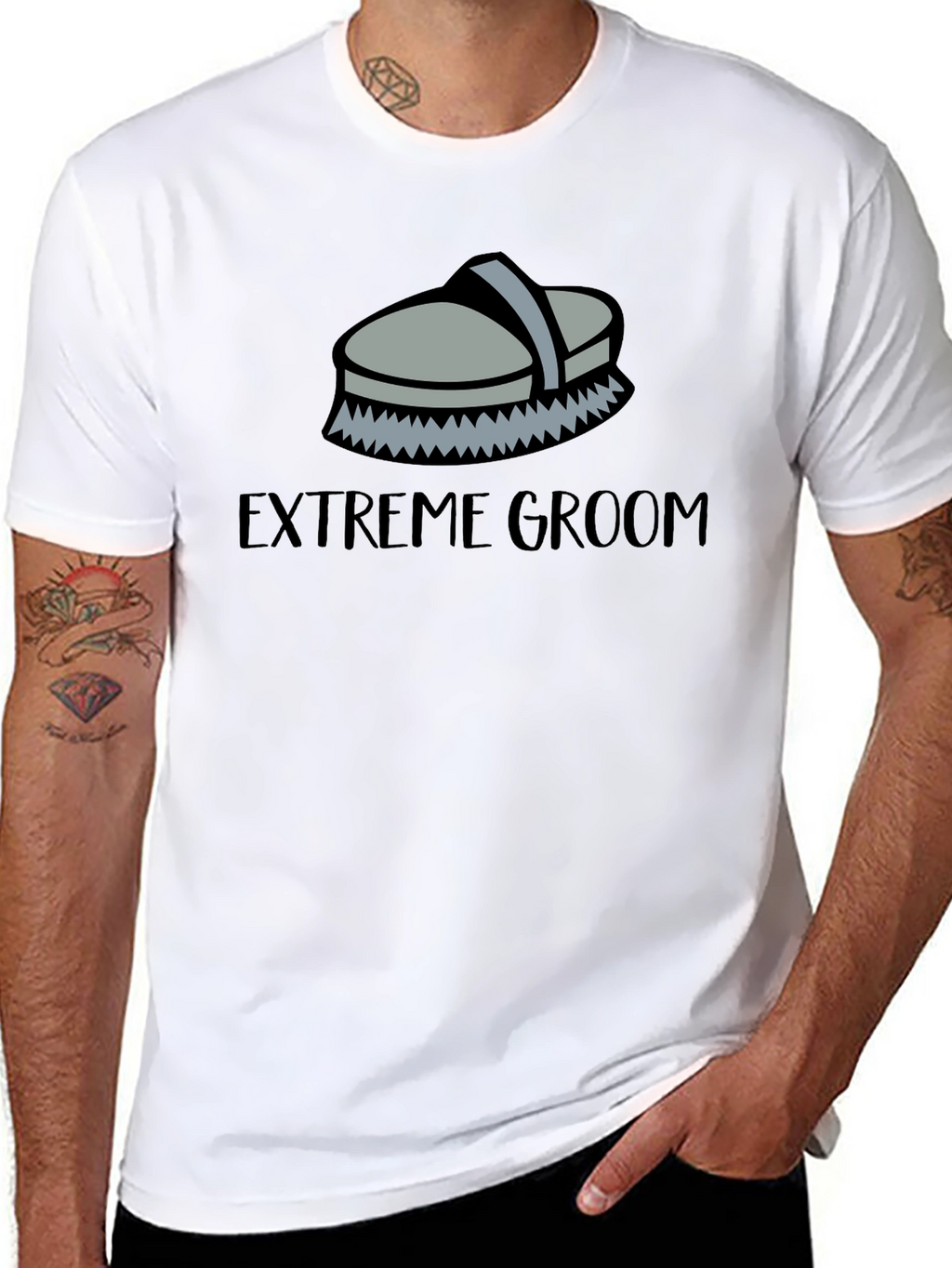Extreme Groom Horse Brush T-Shirt