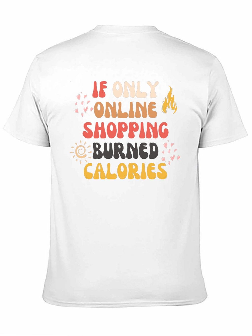 Online Shopping Calories Graphic Tee