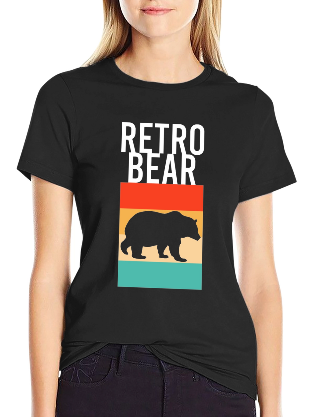 Retro Bear Graphic T-Shirt