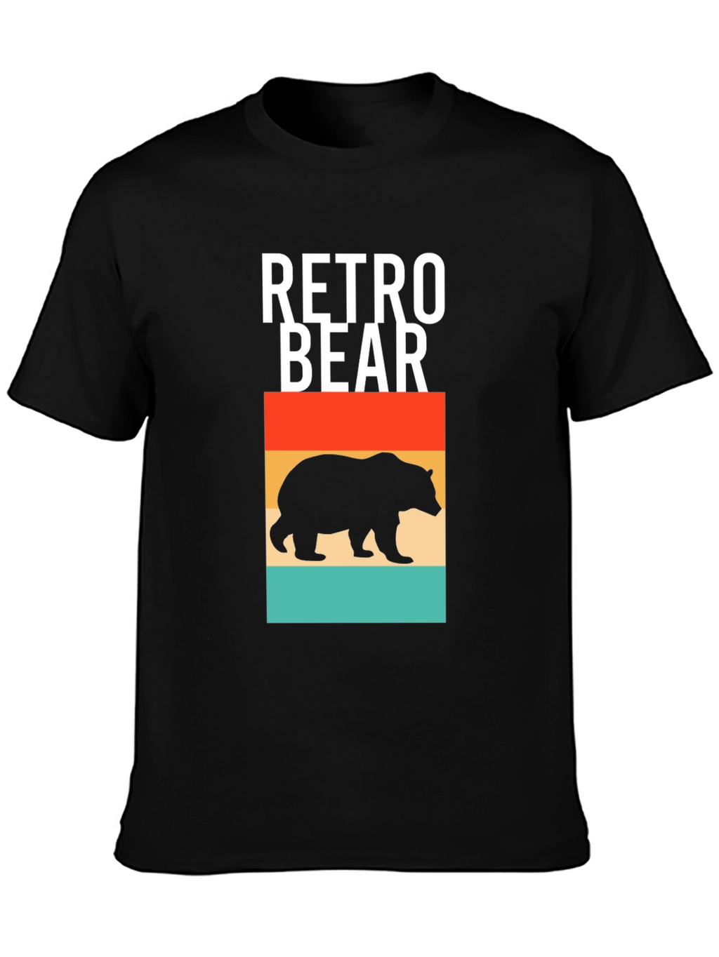 Retro Bear Graphic T-Shirt