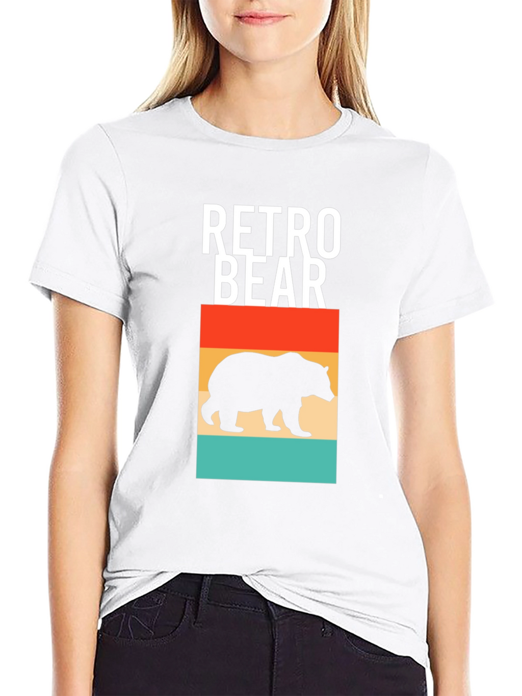 Retro Bear Graphic T-Shirt