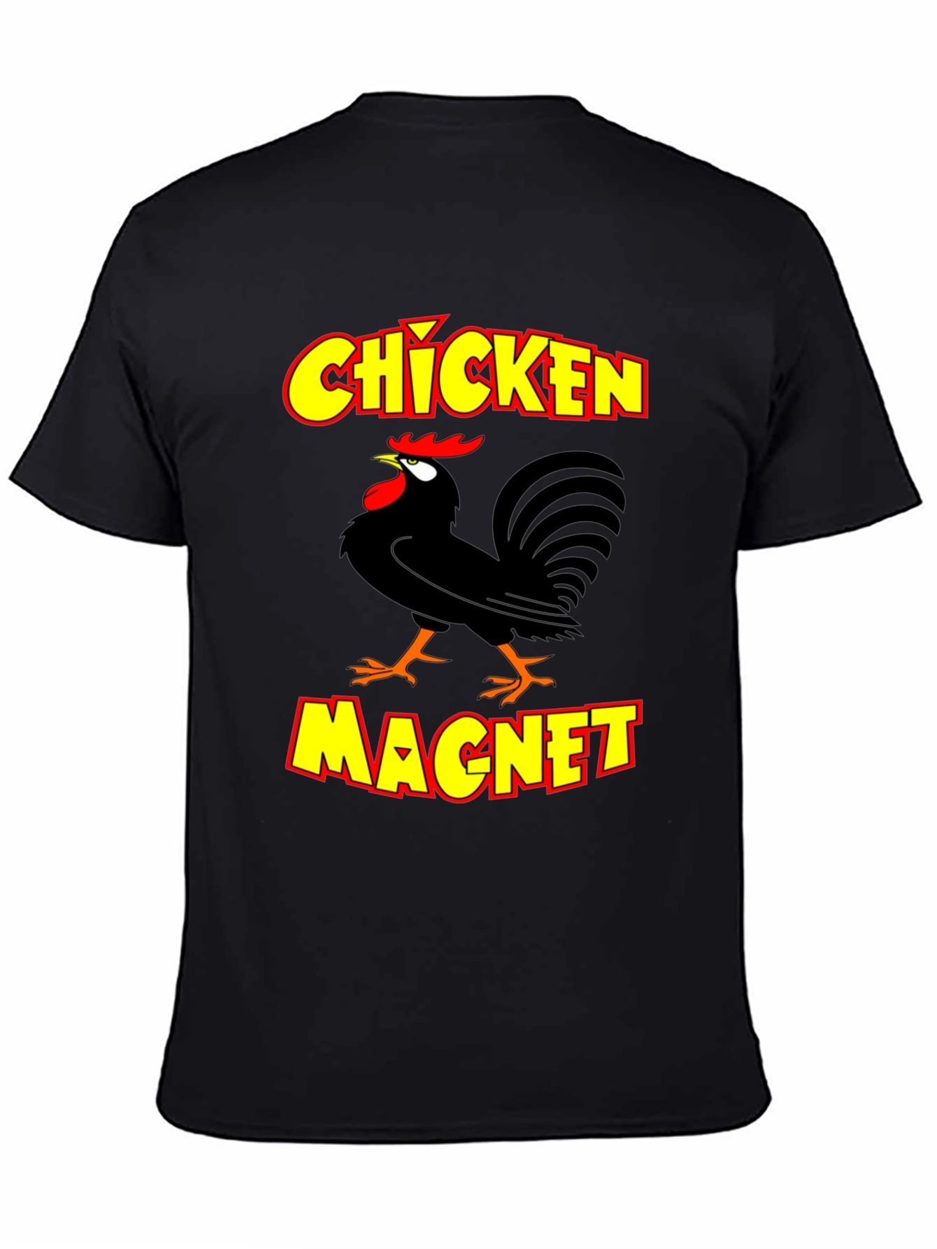 Chicken Magnet Graphic Tee - Novelty Humor T-Shirt