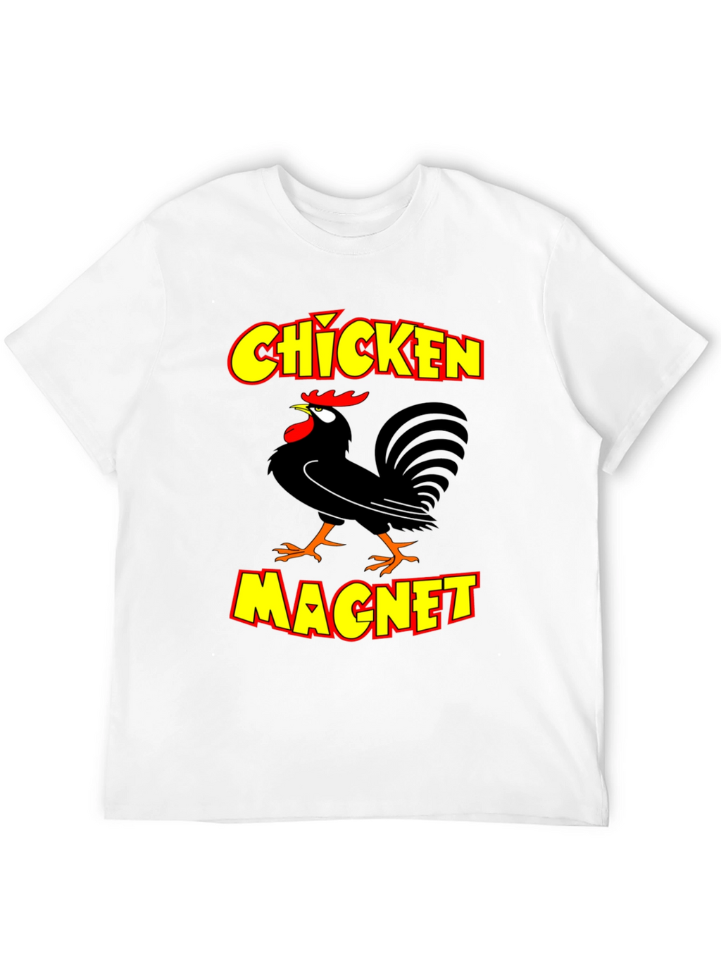 Chicken Magnet Graphic Tee - Novelty Humor T-Shirt