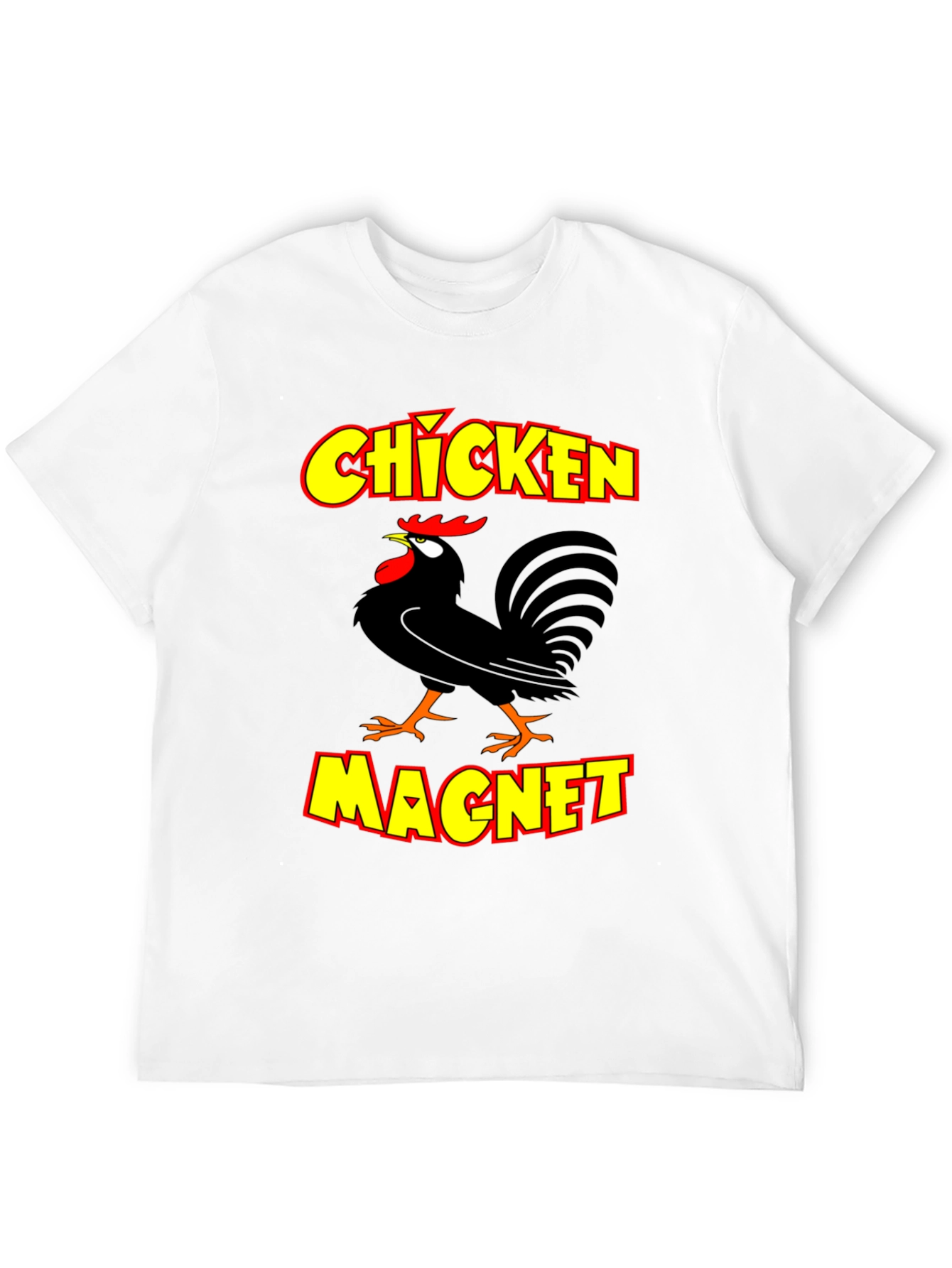 Chicken Magnet Graphic Tee - Novelty Humor T-Shirt
