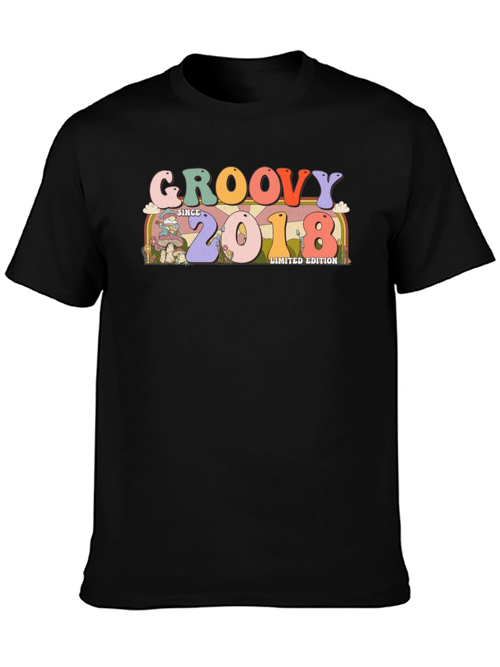 Groovy Since 2018 Limited Edition Black T-Shirt