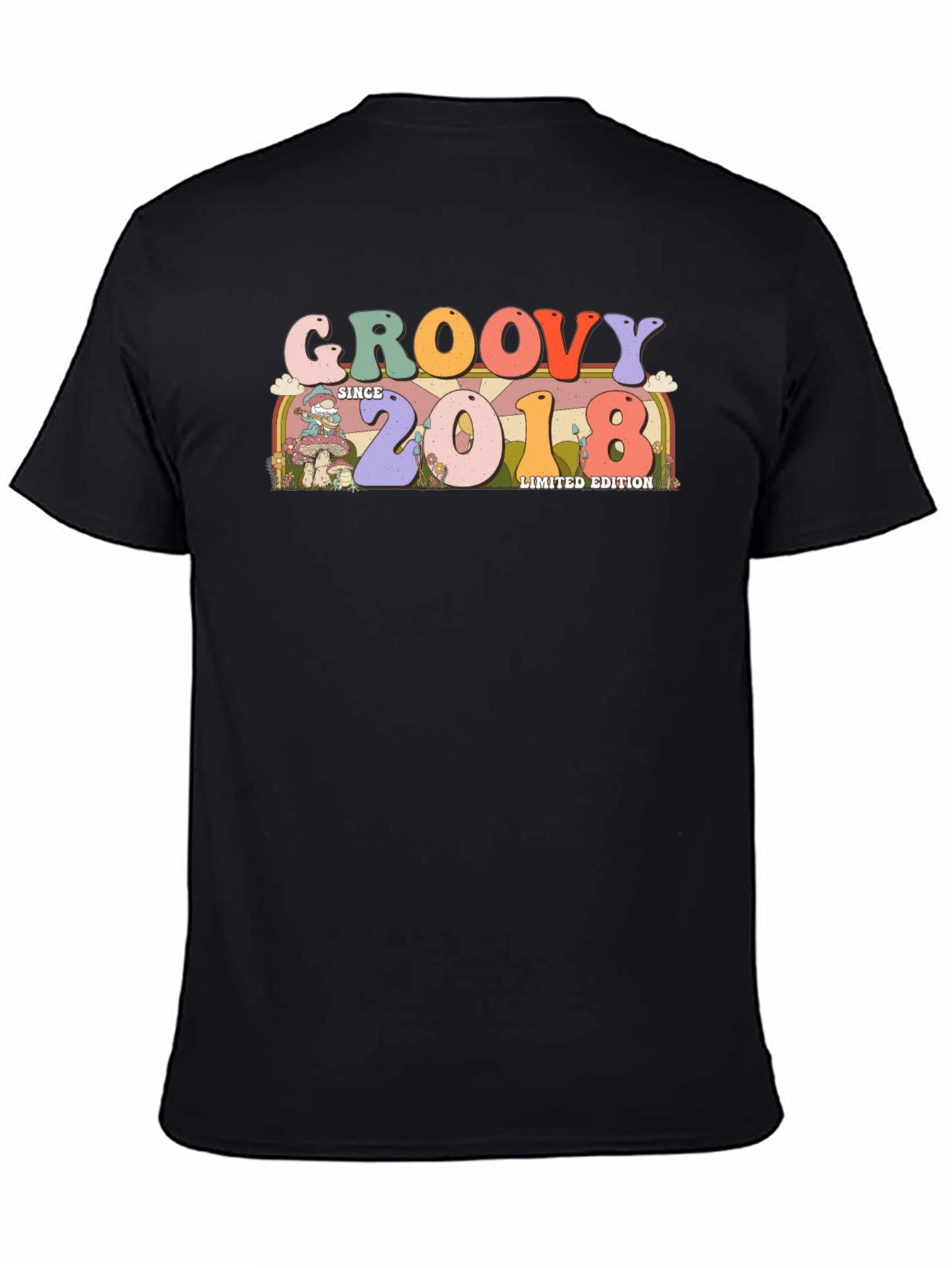 Groovy Since 2018 Limited Edition Black T-Shirt