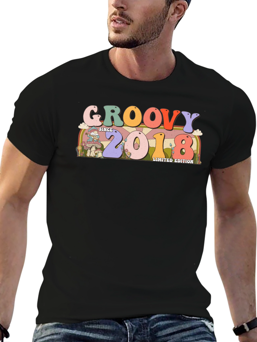 Groovy Since 2018 Limited Edition Black T-Shirt