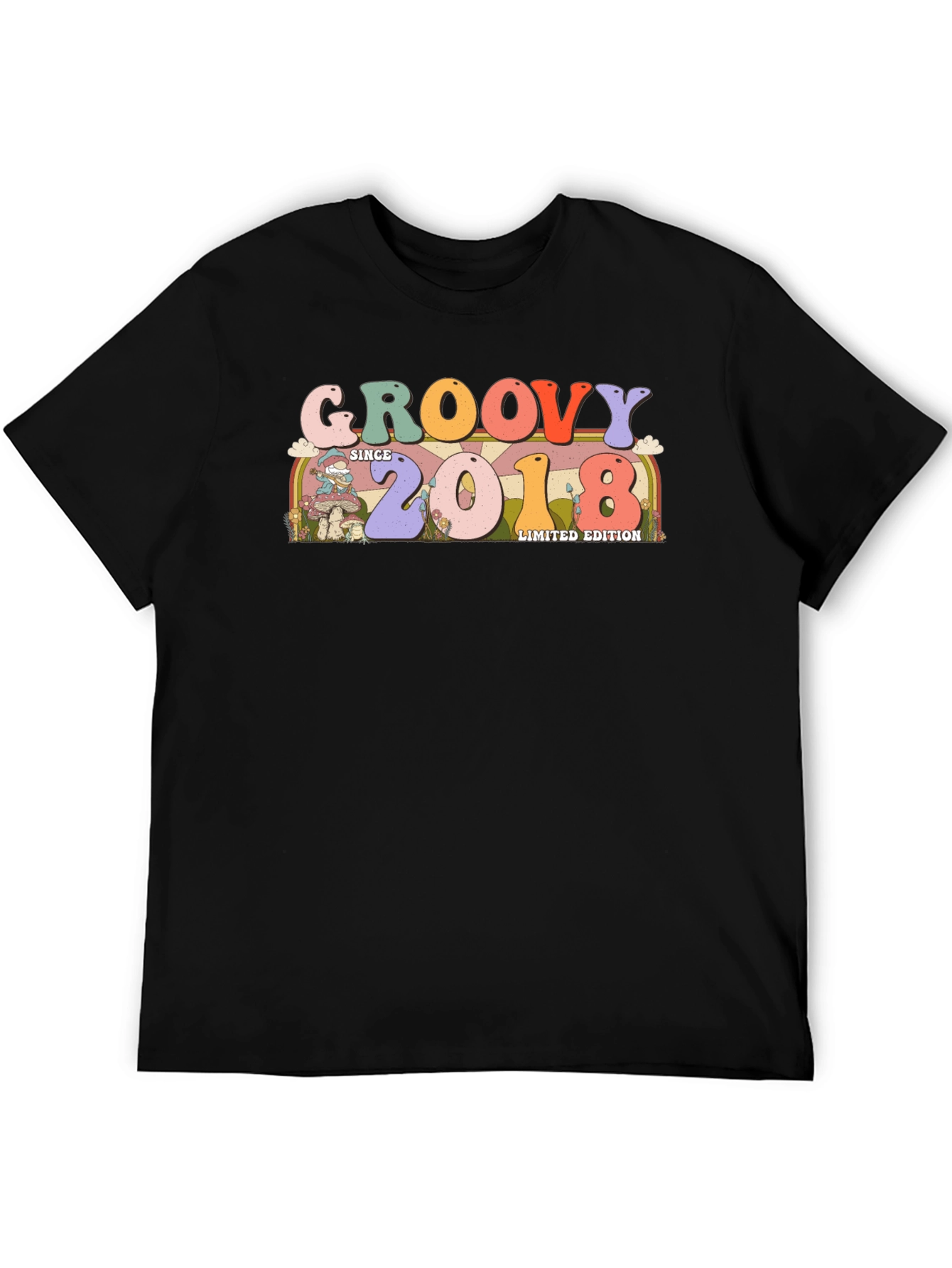 Groovy Since 2018 Limited Edition Black T-Shirt