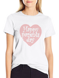 Happy Parents Day T-Shirt - Heart Design