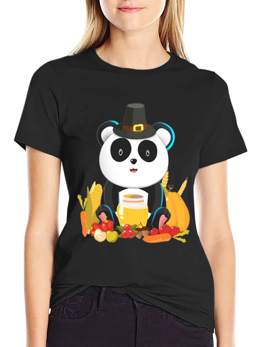 Thanksgiving Panda T-Shirt