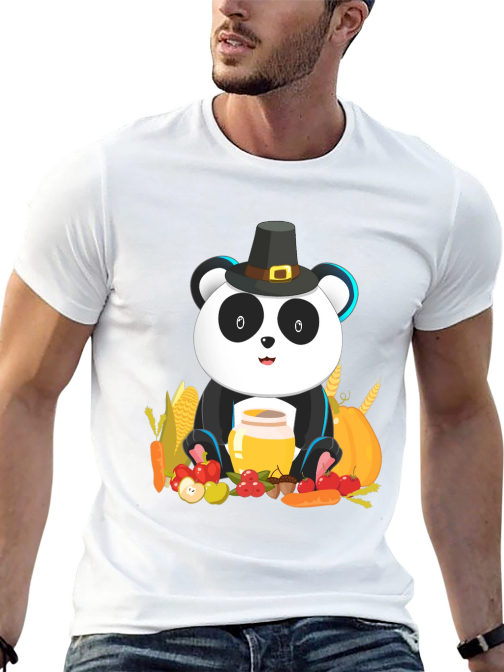 Thanksgiving Panda T-Shirt