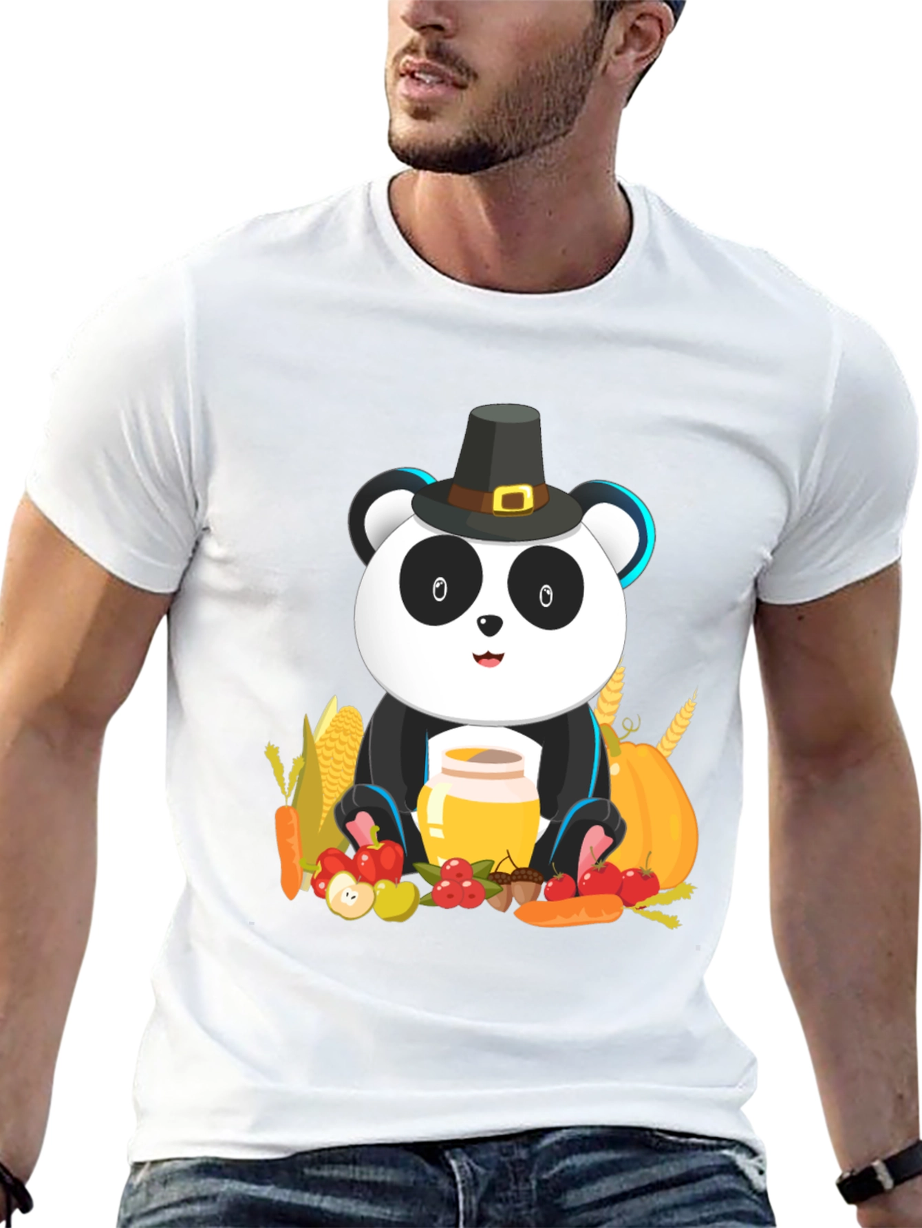 Thanksgiving Panda T-Shirt