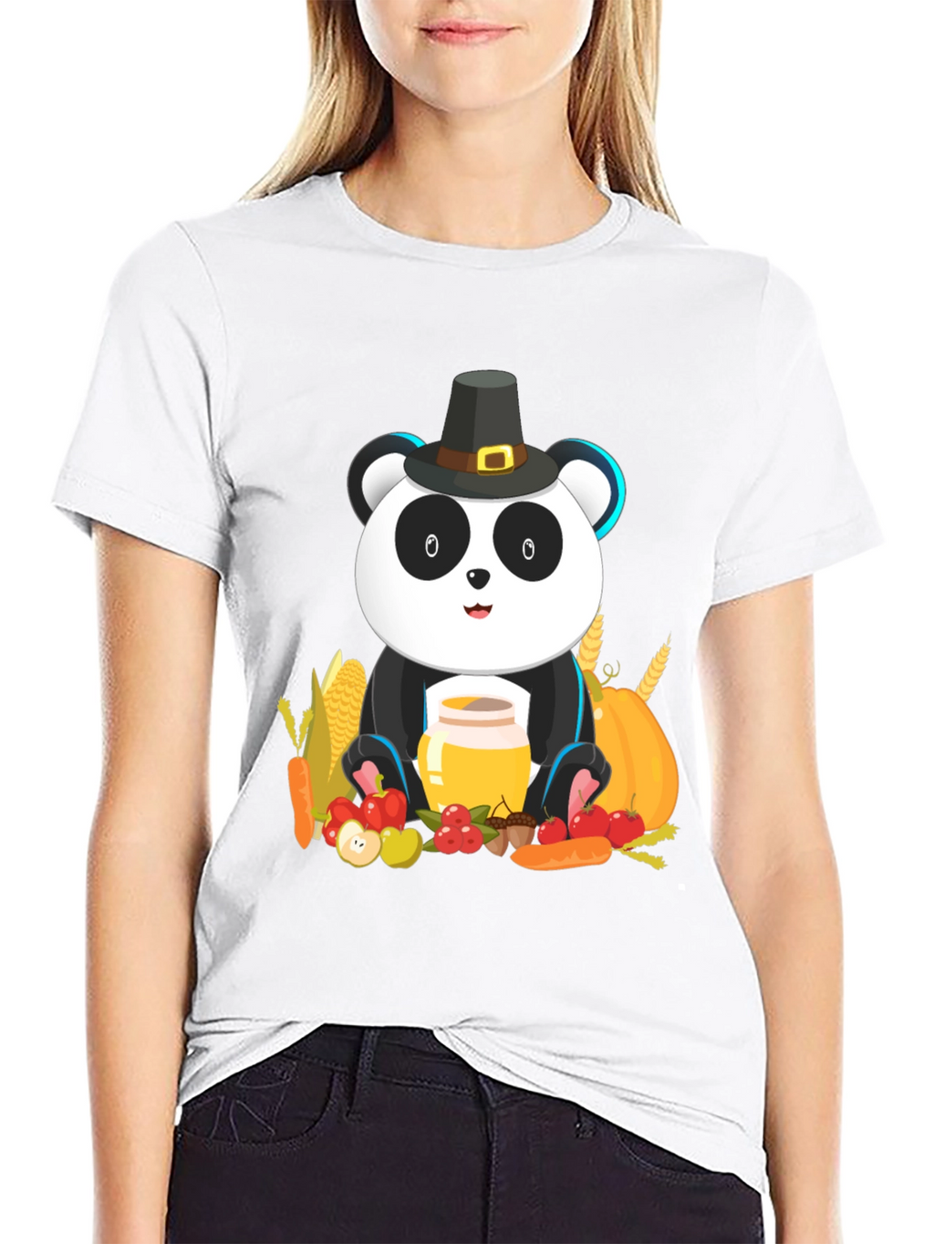 Thanksgiving Panda T-Shirt