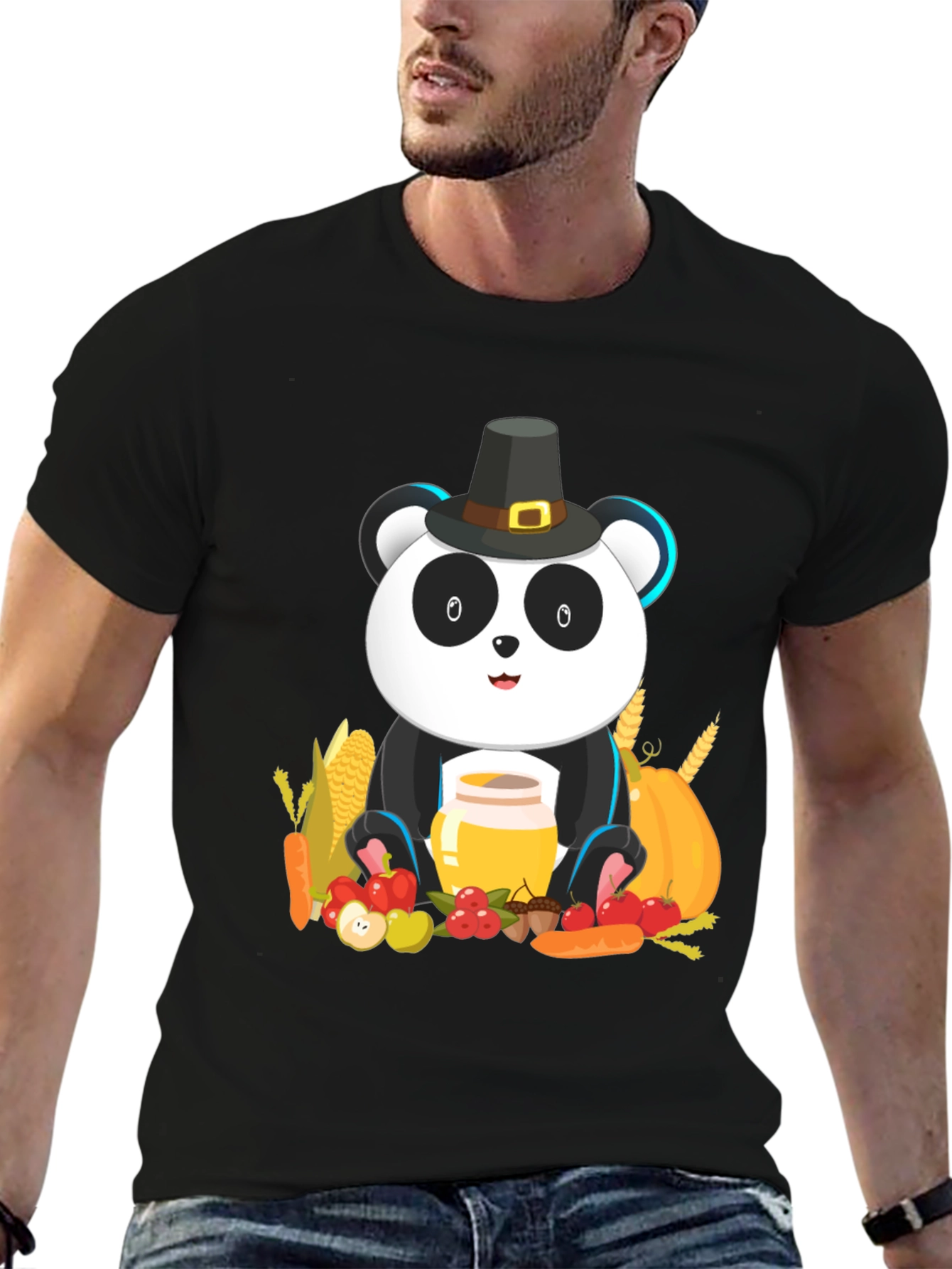 Thanksgiving Panda T-Shirt