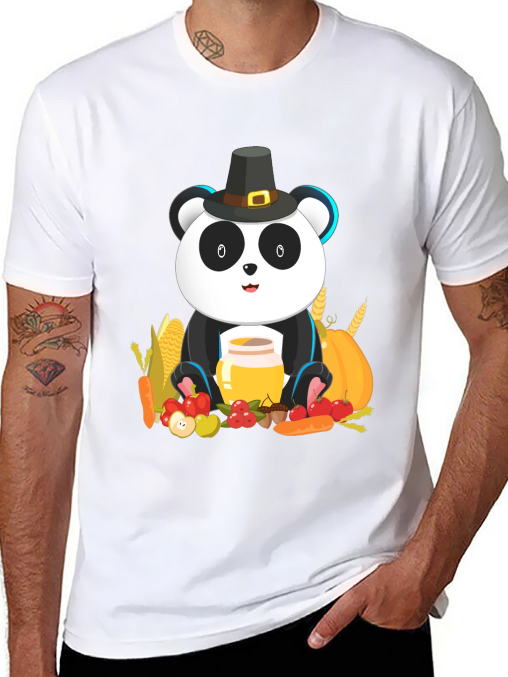 Thanksgiving Panda T-Shirt