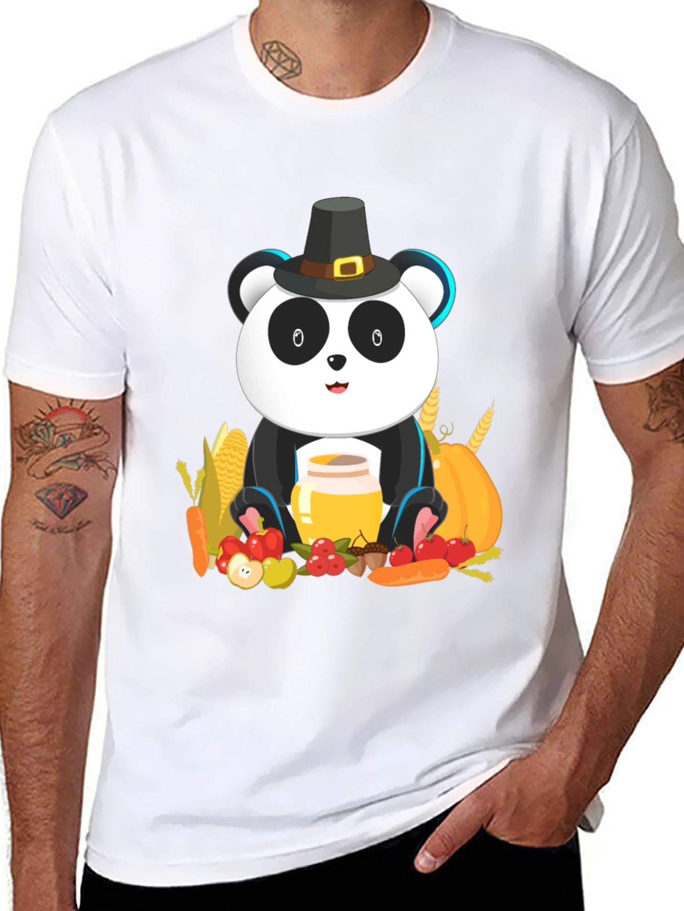 Thanksgiving Panda T-Shirt