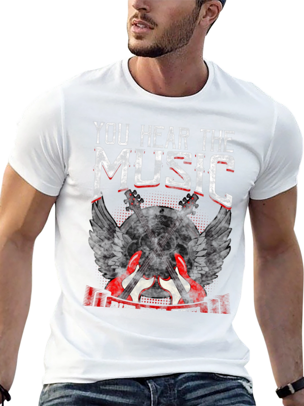 You Hear the Music Graphic T-Shirt