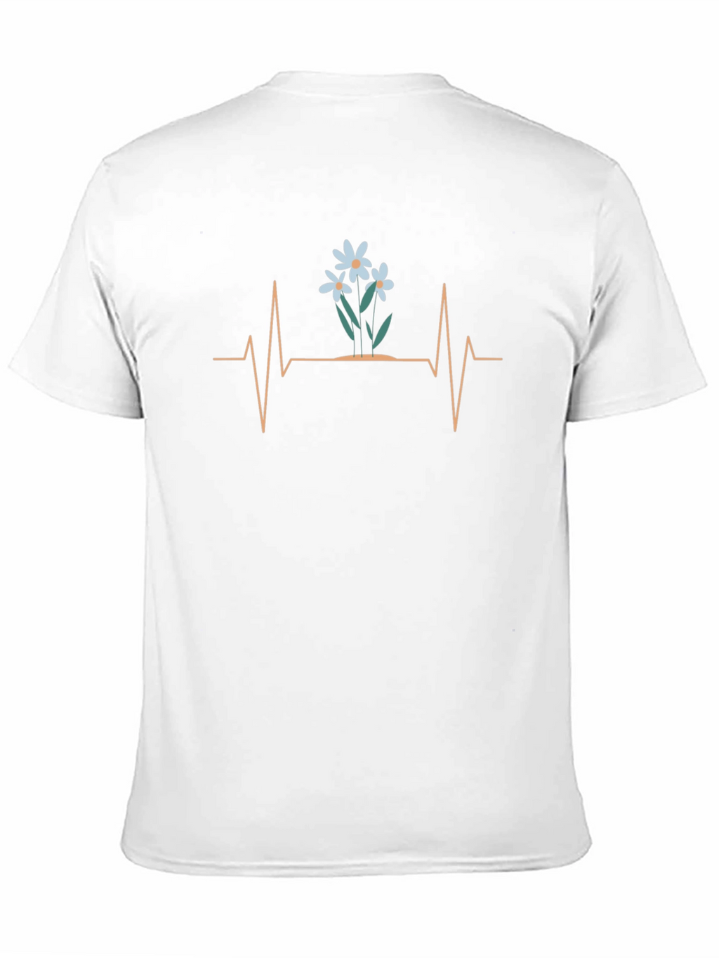 Floral Heartbeat Graphic T-Shirt