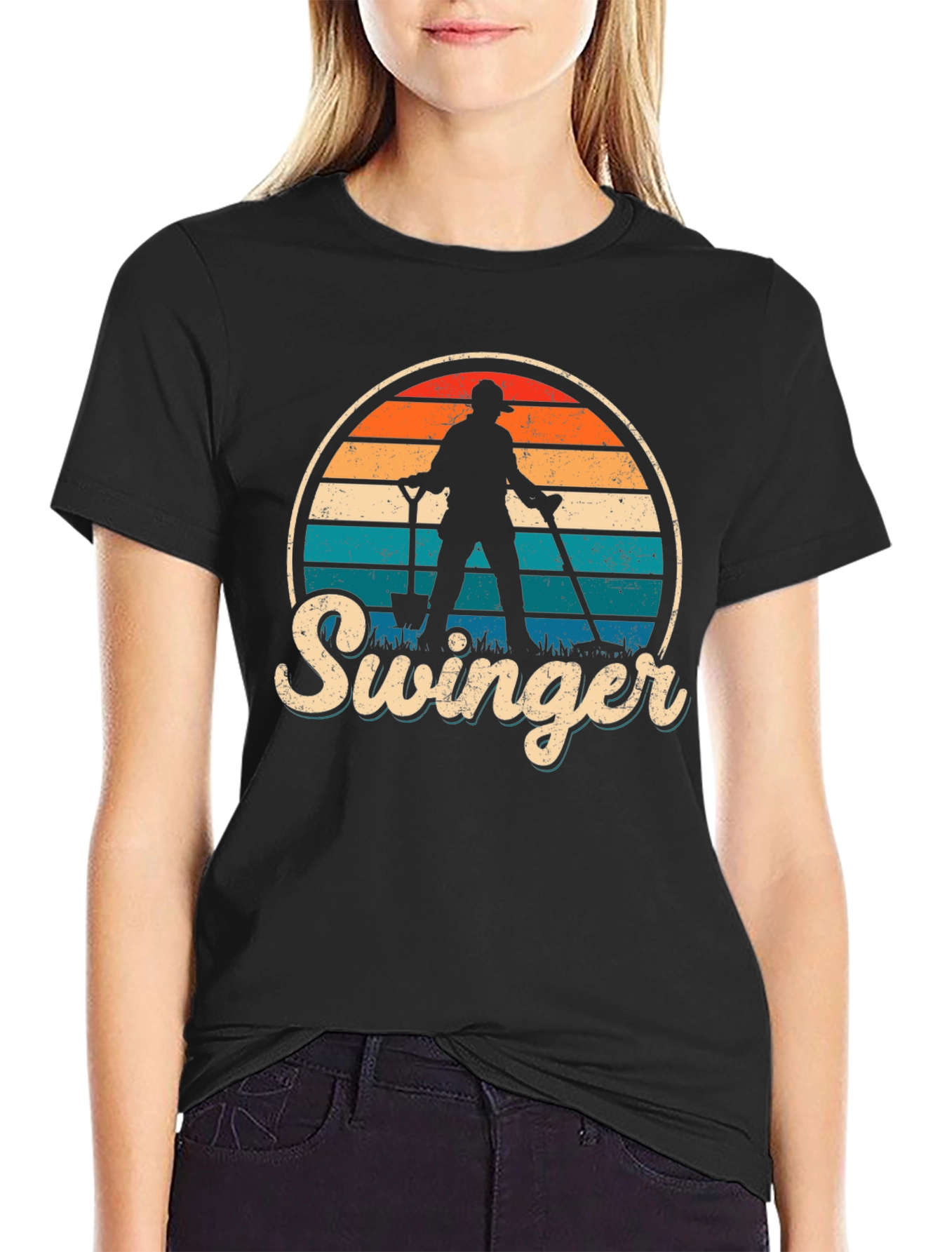 Swinger T-Shirt - Metal Detecting Hobby Tee