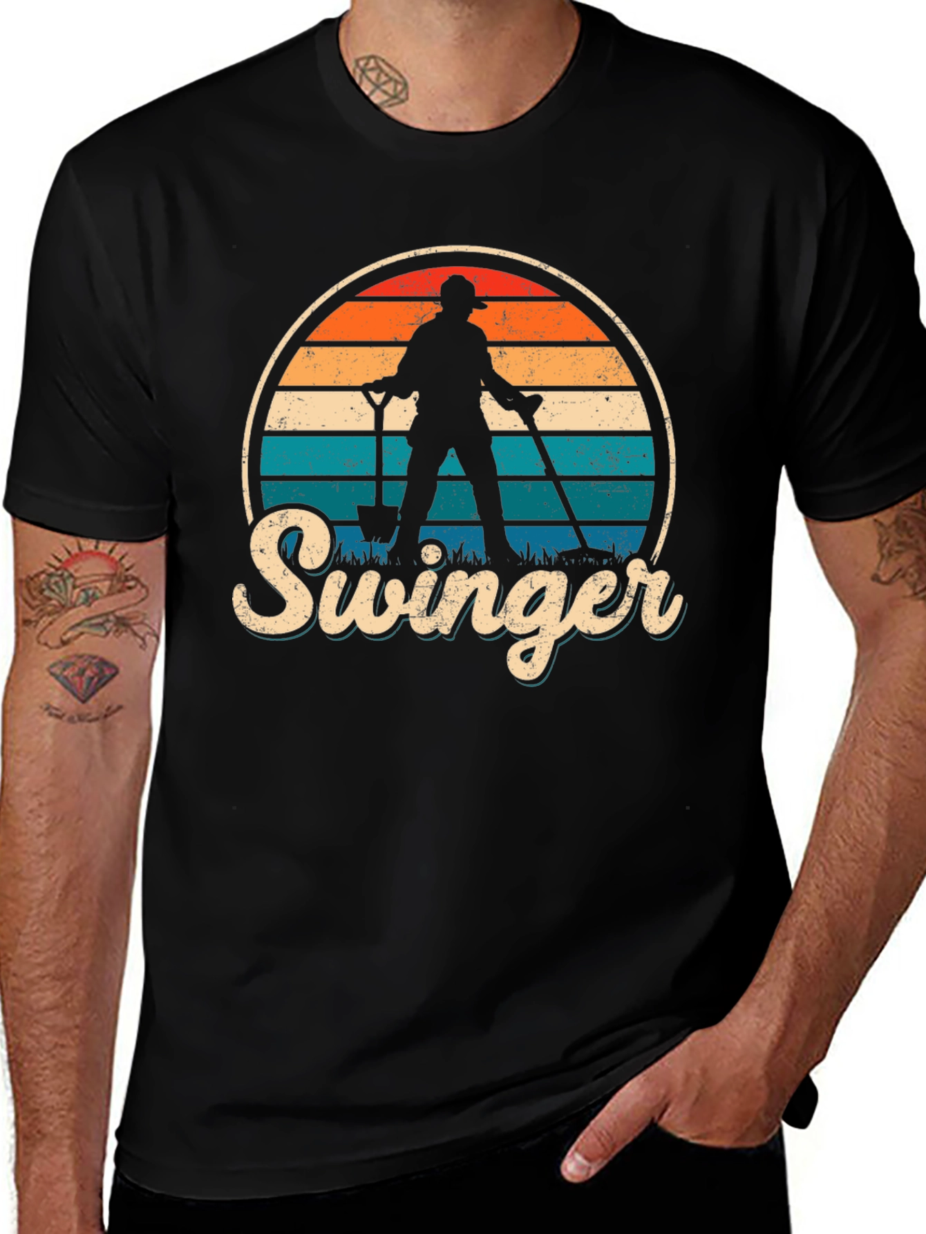 Swinger T-Shirt - Metal Detecting Hobby Tee