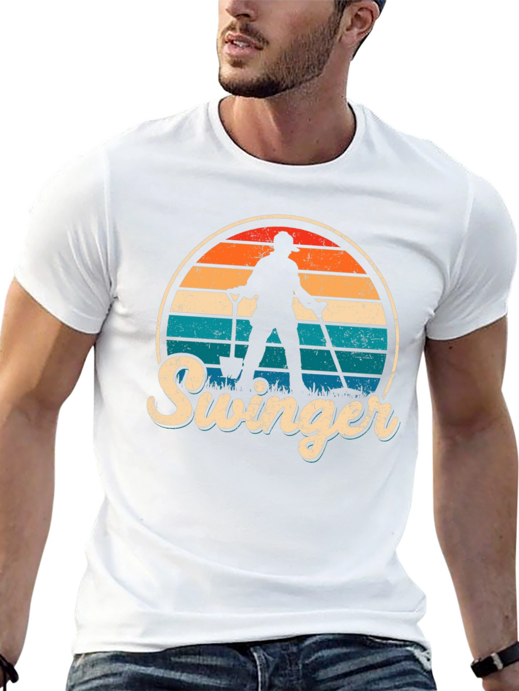 Swinger T-Shirt - Metal Detecting Hobby Tee