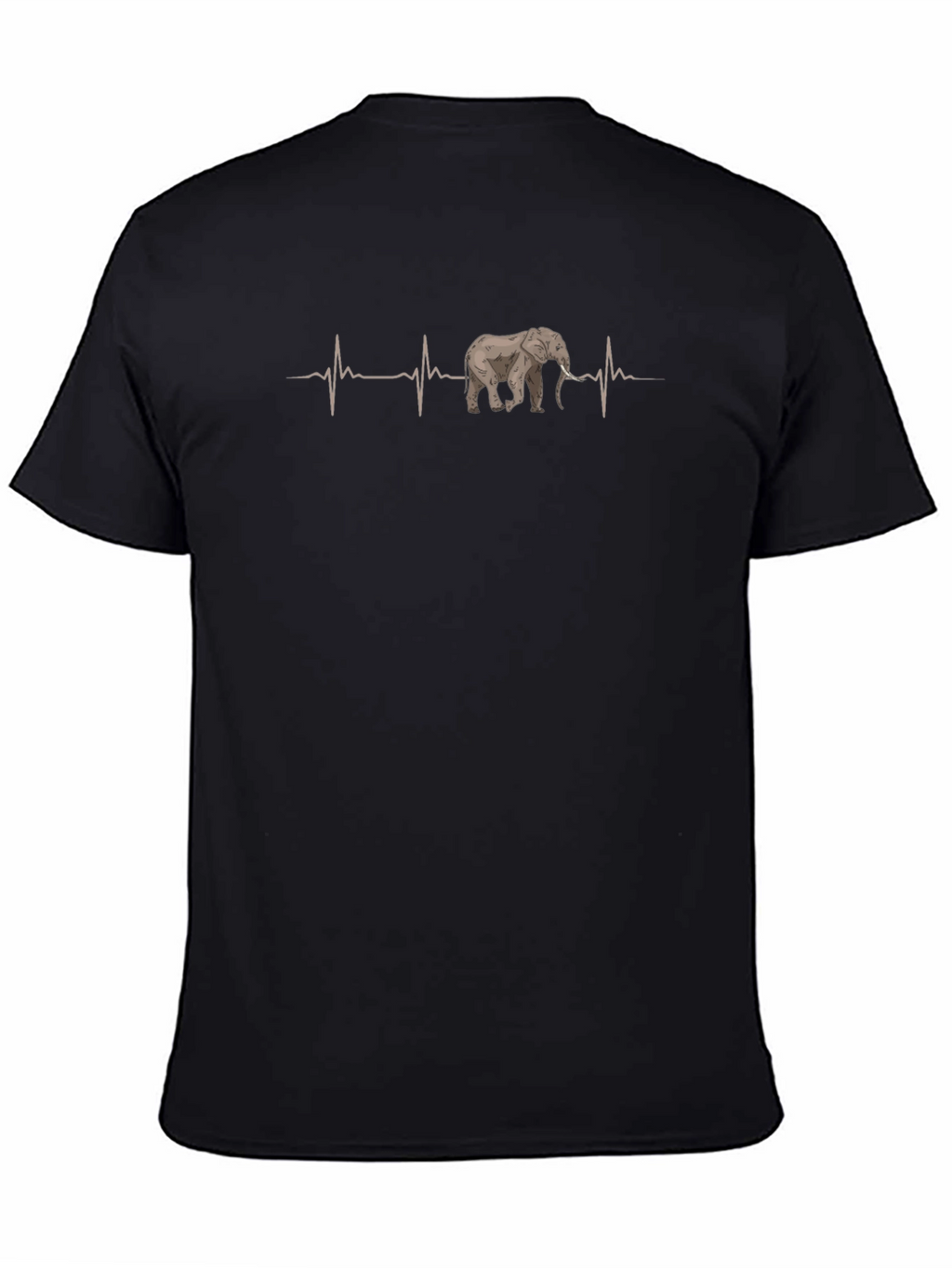 Elephant Heartbeat T-Shirt - Unique Graphic Tee