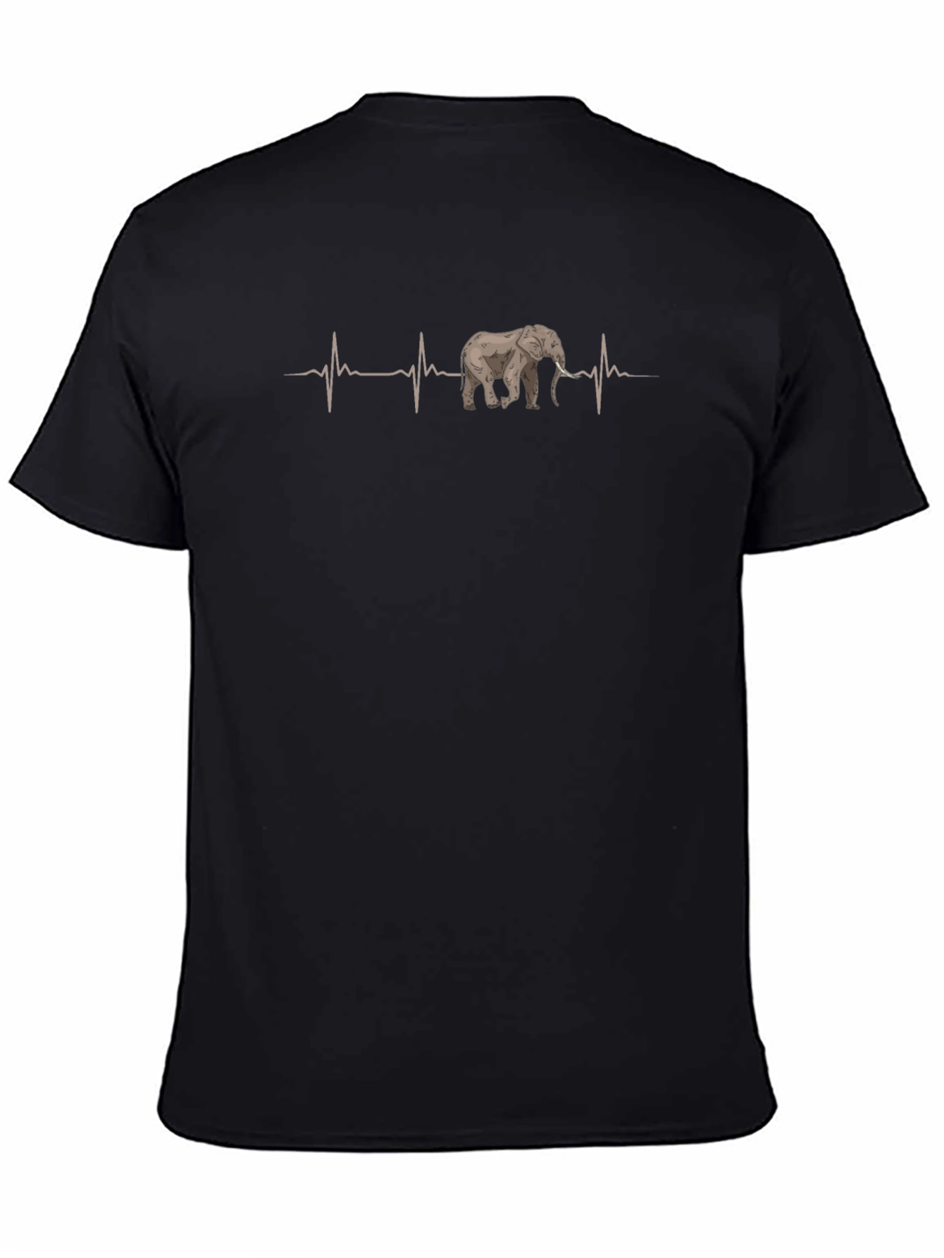 Elephant Heartbeat T-Shirt - Unique Graphic Tee