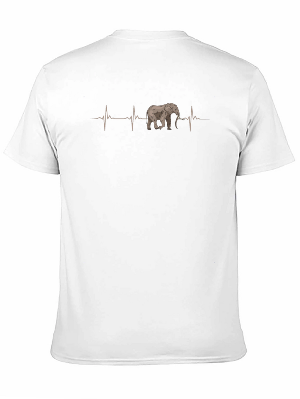 Elephant Heartbeat T-Shirt - Unique Graphic Tee