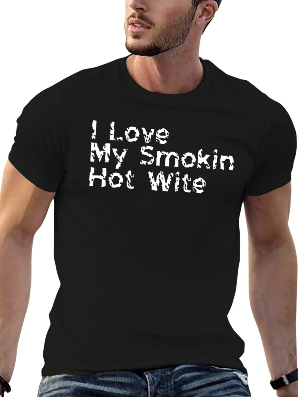 I Love My Smokin Hot Wife Mens T-Shirt