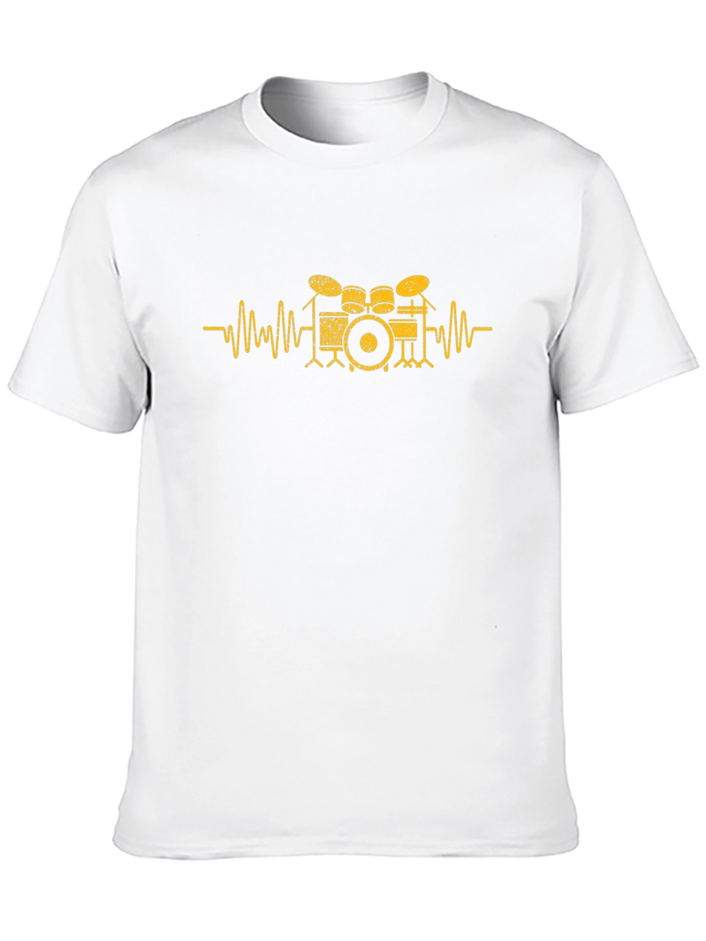Drumbeat Heartbeat Graphic Tee - Musician Style