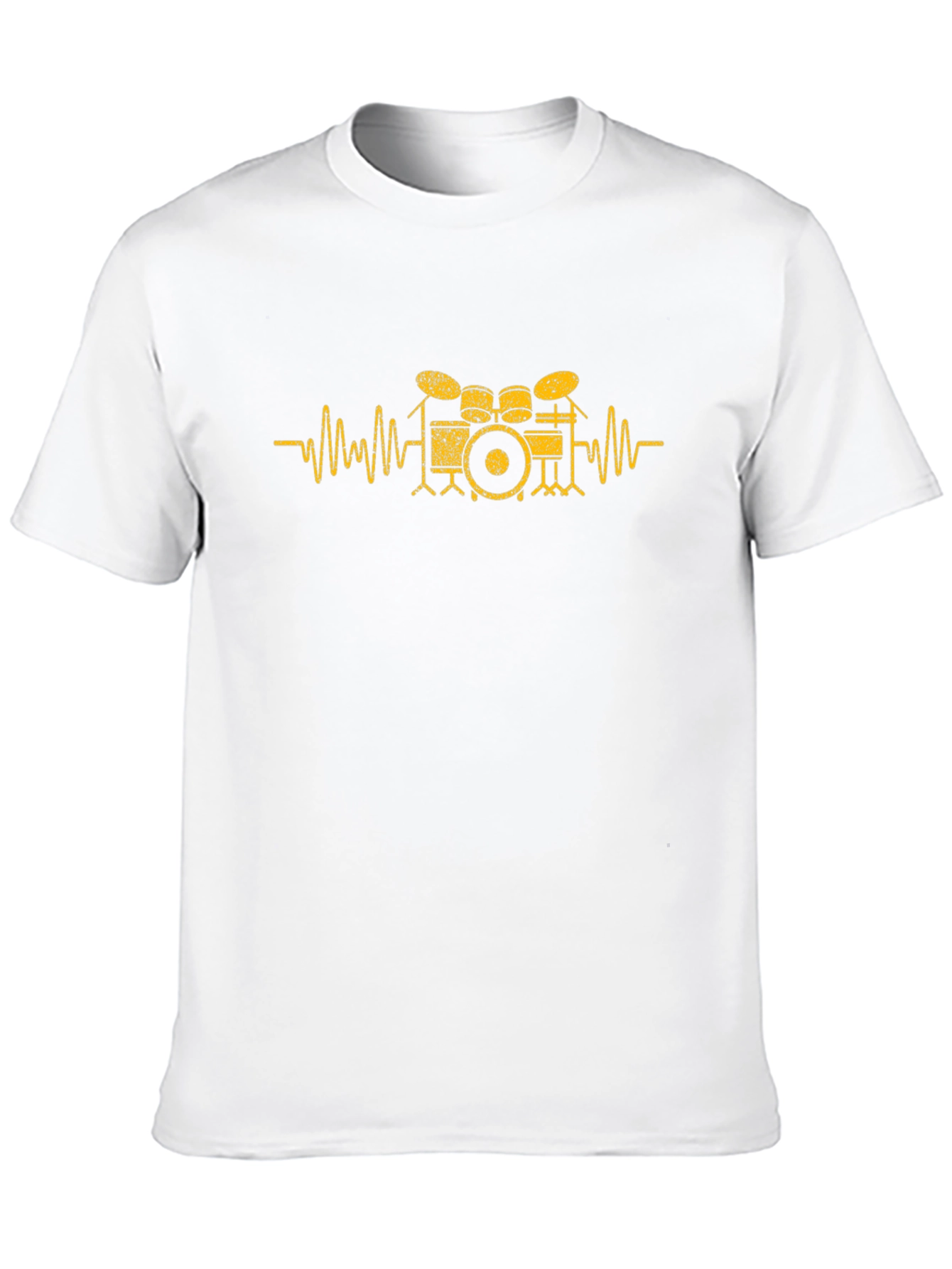 Drumbeat Heartbeat Graphic Tee - Musician Style