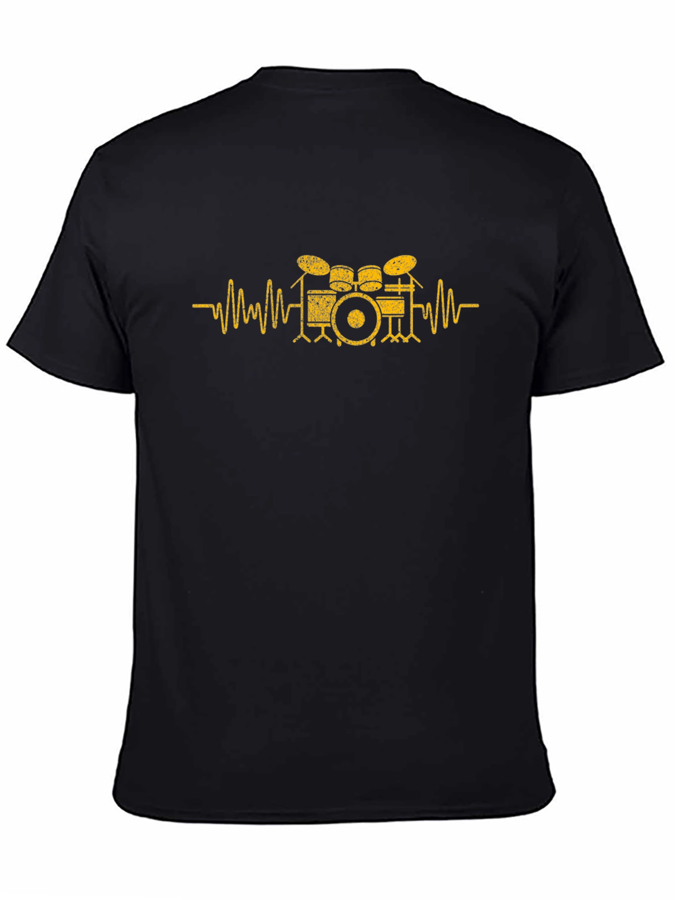 Drumbeat Heartbeat Graphic Tee - Musician Style