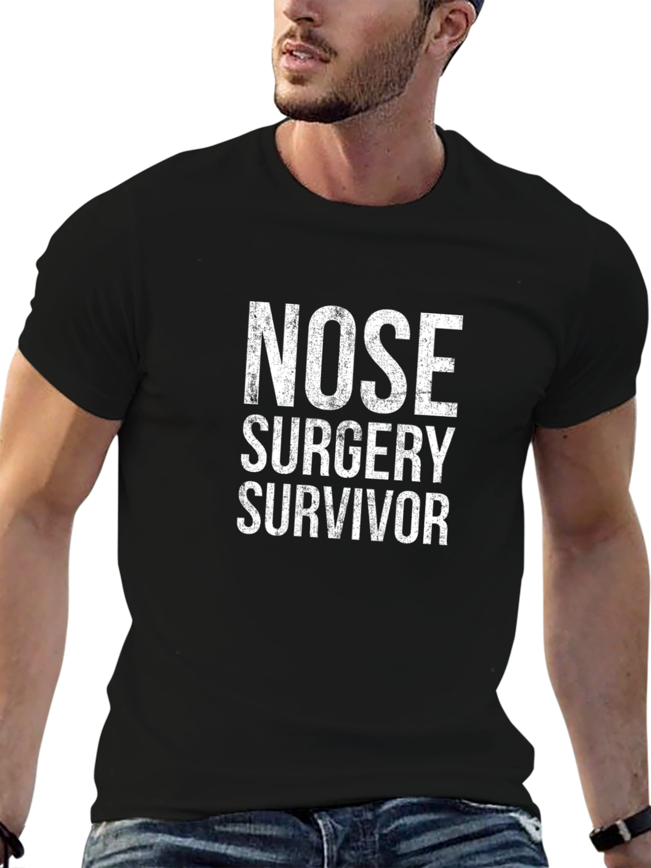 Nose Surgery Survivor T-Shirt Rhinoplasty Recovery Tee