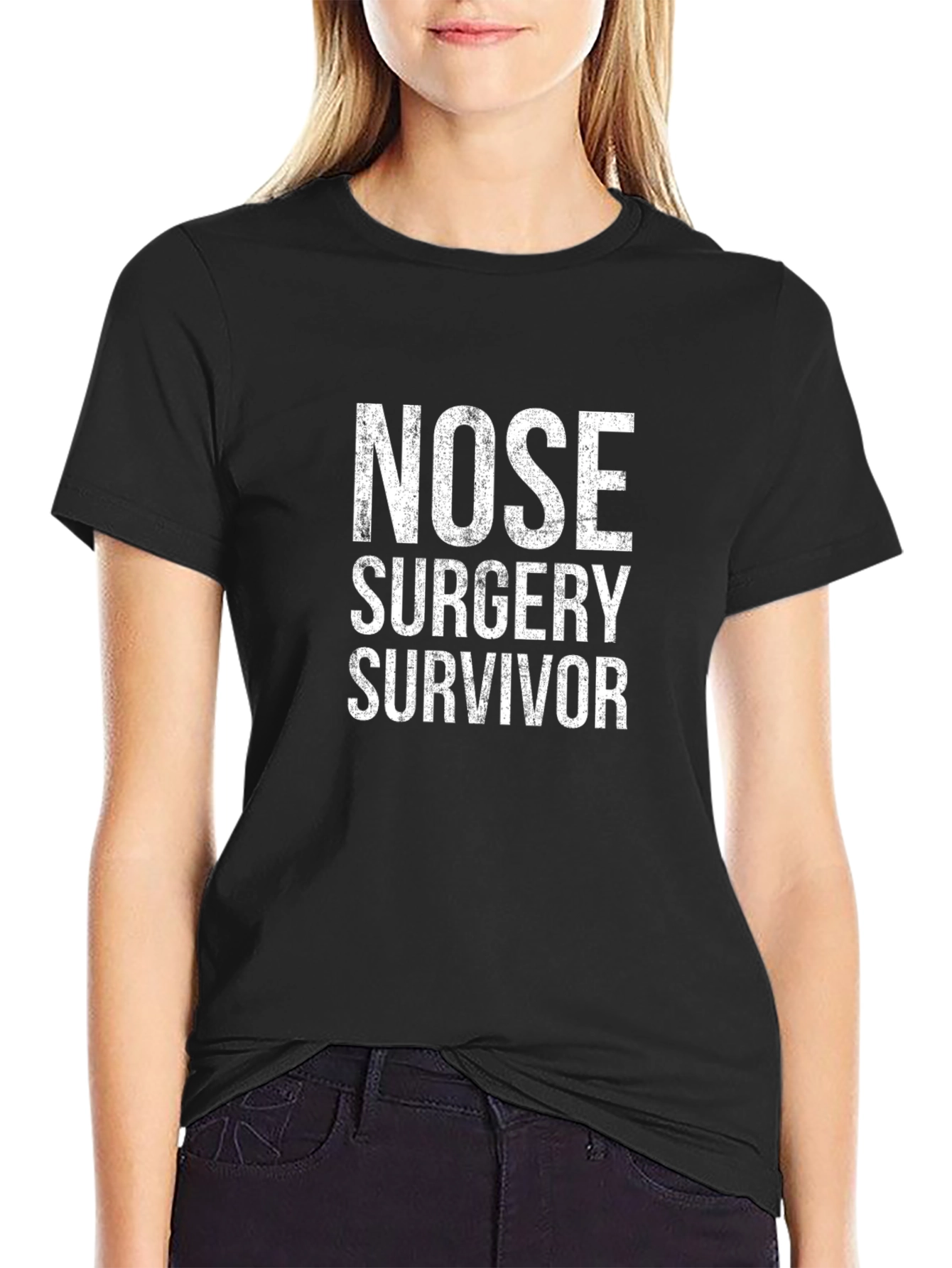Nose Surgery Survivor T-Shirt Rhinoplasty Recovery Tee