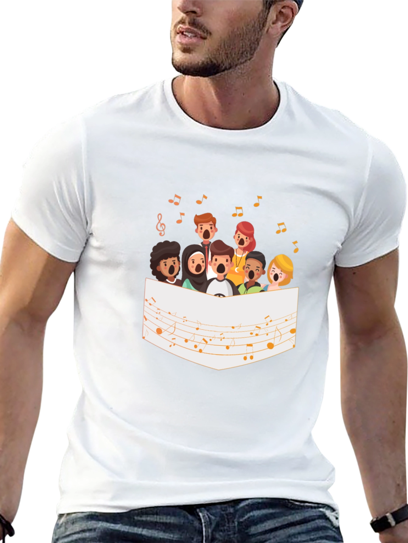 Choir Graphic Tee - Black