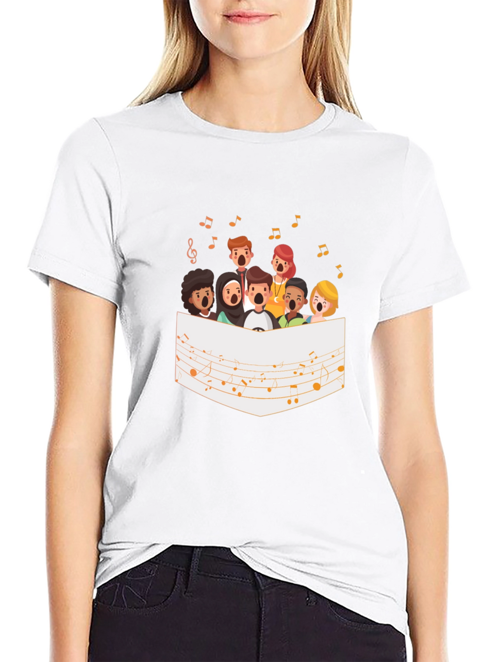 Choir Graphic Tee - Black