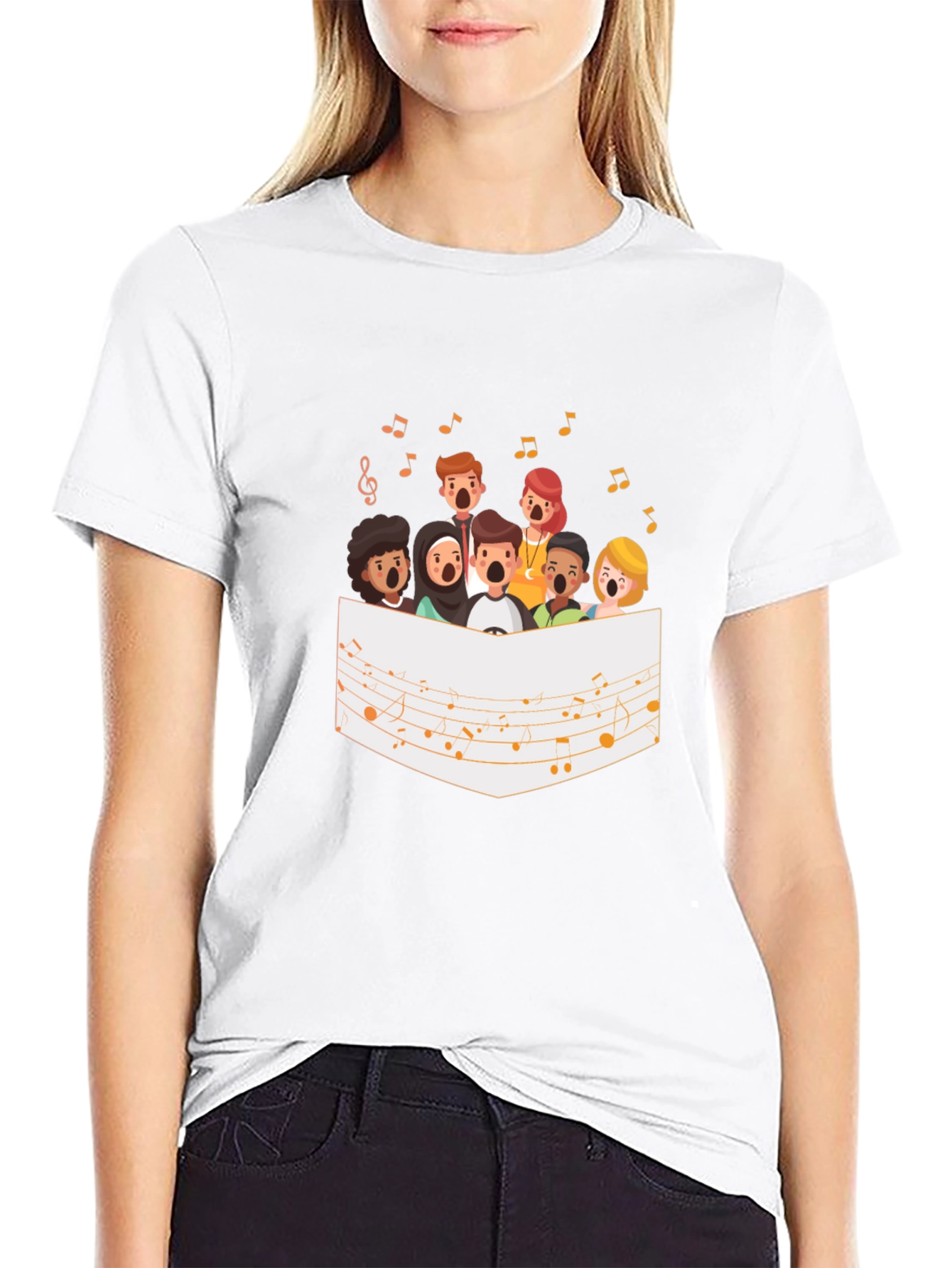Choir Graphic Tee - Black