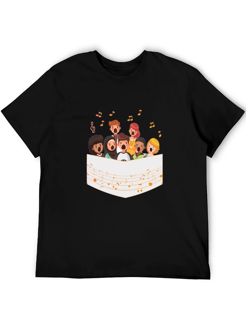 Choir Graphic Tee - Black