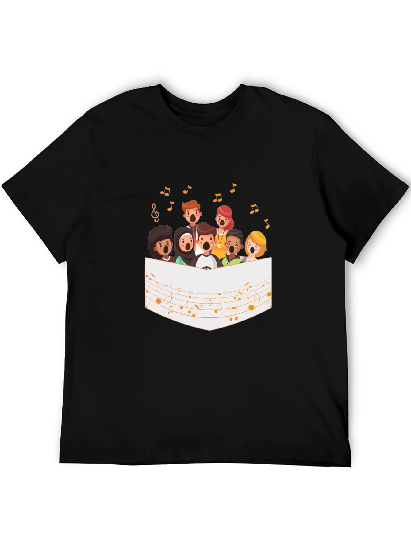 Choir Graphic Tee - Black