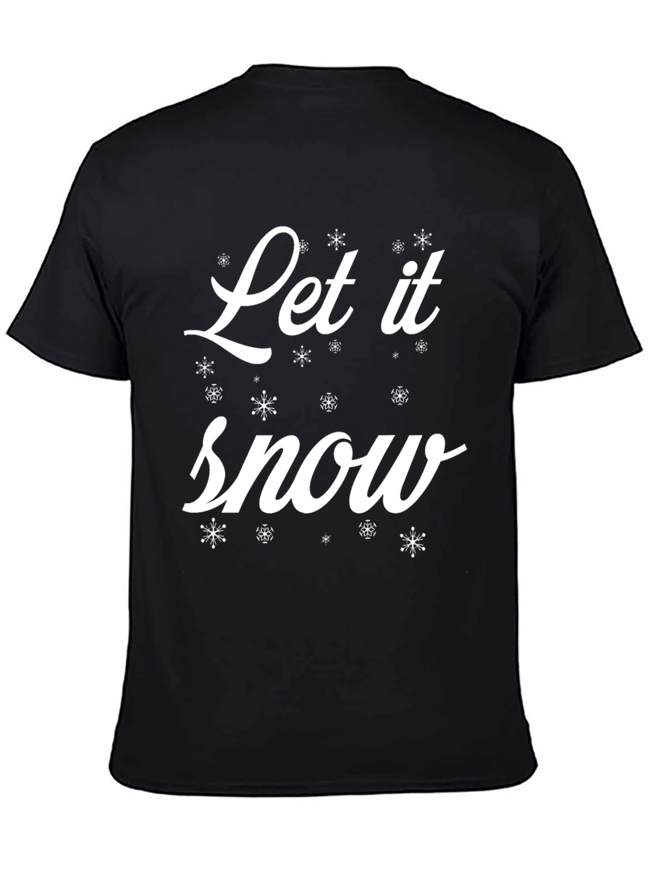 Let it Snow Graphic Tee - Festive Holiday Shirt