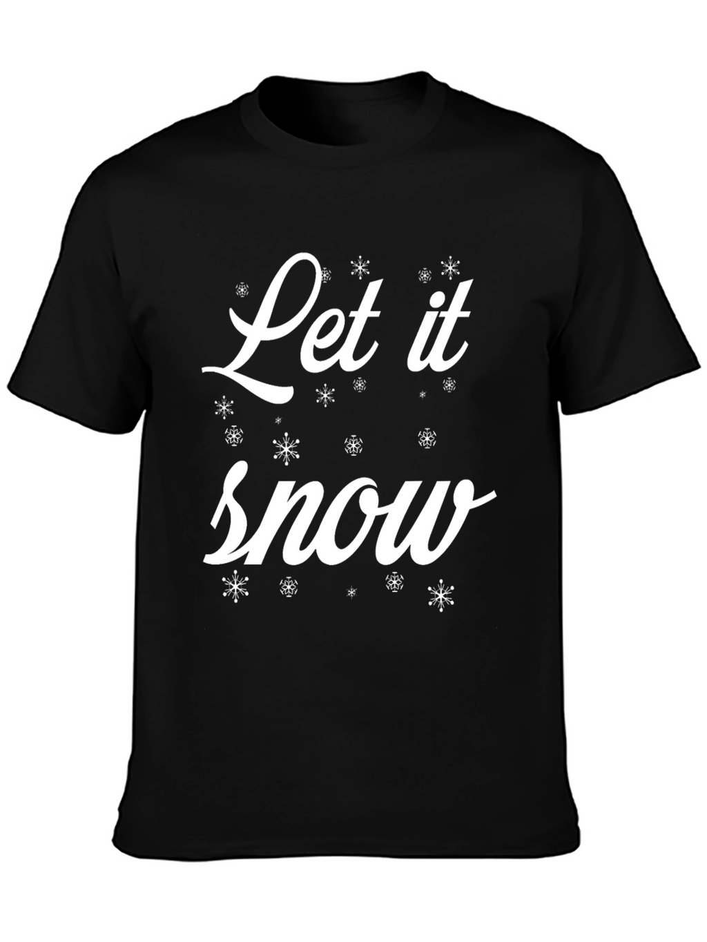 Let it Snow Graphic Tee - Festive Holiday Shirt