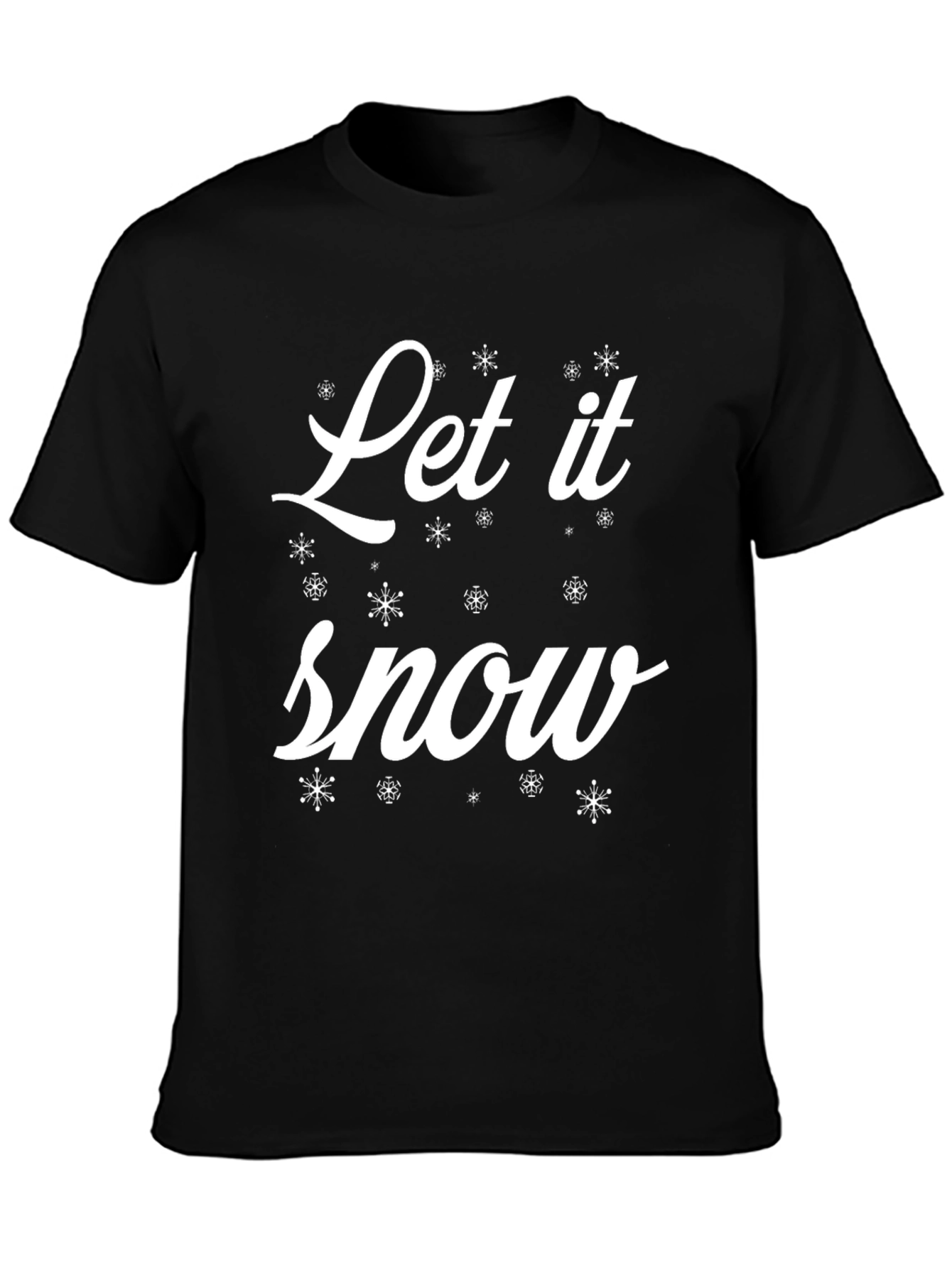 Let it Snow Graphic Tee - Festive Holiday Shirt