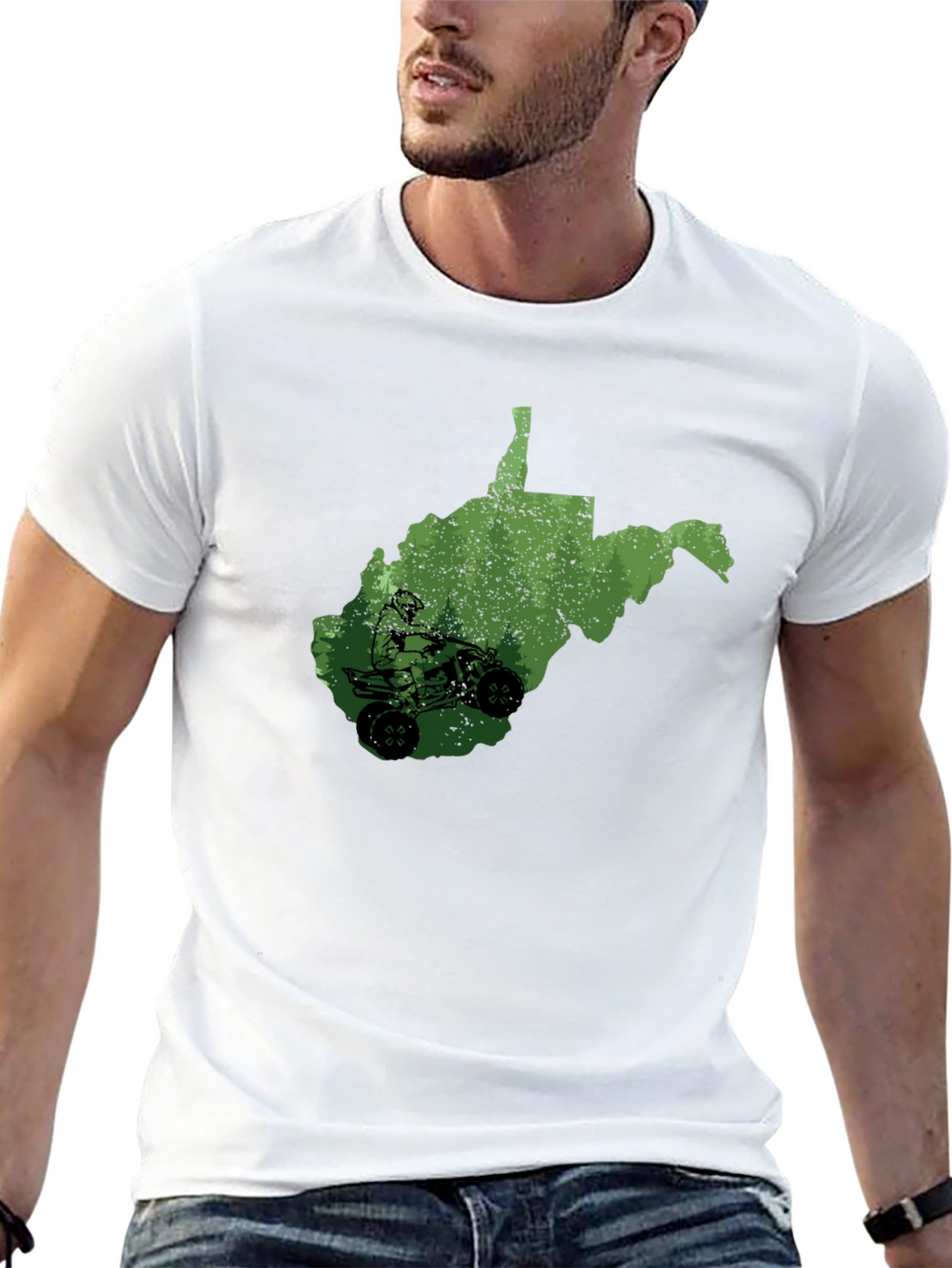 West Virginia ATV T-Shirt - Off Road Adventure Tee