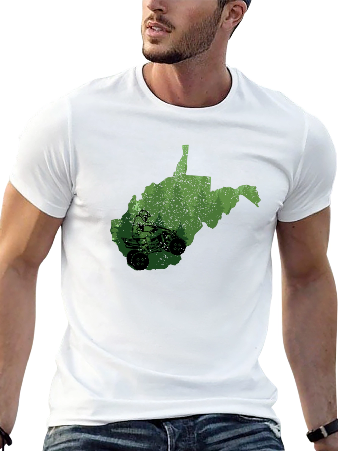 West Virginia ATV T-Shirt - Off Road Adventure Tee