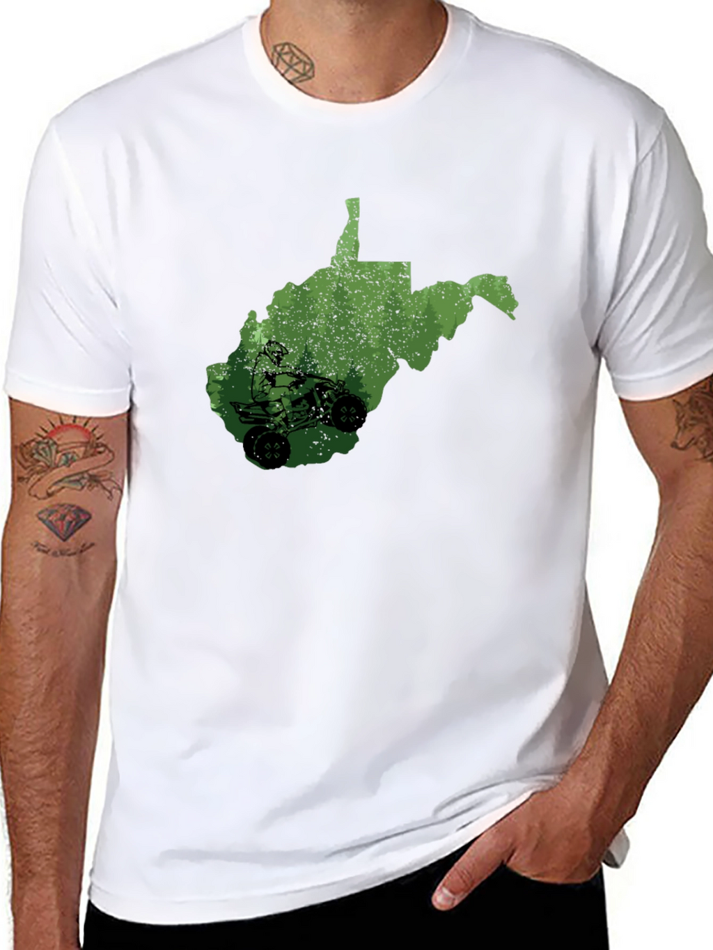 West Virginia ATV T-Shirt - Off Road Adventure Tee