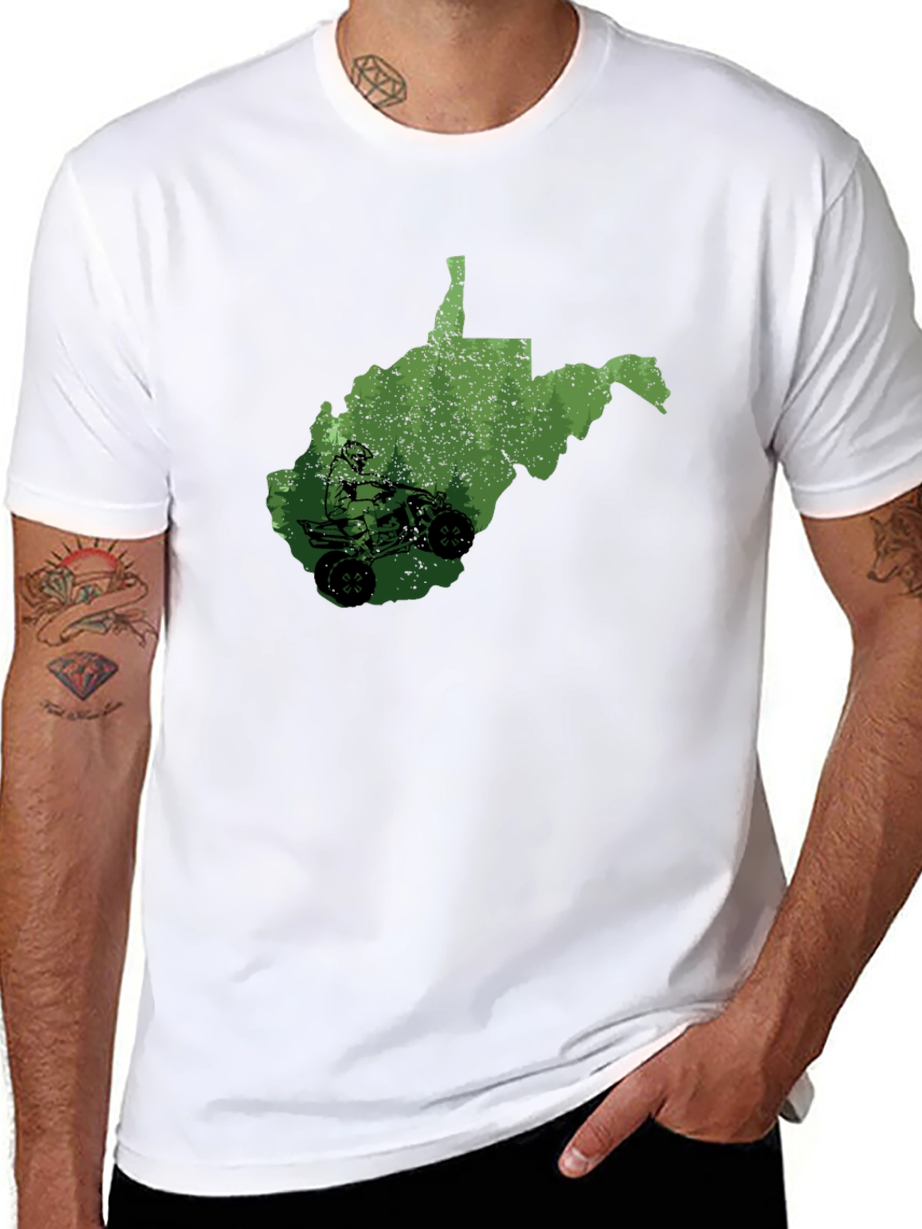 West Virginia ATV T-Shirt - Off Road Adventure Tee